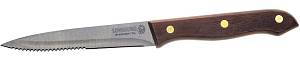 Нож LEGIONER "GERMANICA" для стейка, с деревянной ручкой, лезвие нерж 110мм 47834_z01