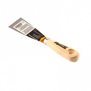 Шпательная лопатка из углеродистой стали, 40 мм, деревянная ручка Sparta