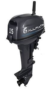 2-х тактный лодочный мотор ALLFA CG Т15. Оформим как 9.9